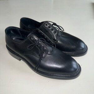 Richard James Savile Row Black Leather Oxford Derby Shoes Sz 7